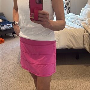 Lululemon Athletica Vibrant Pink Mini Skirt